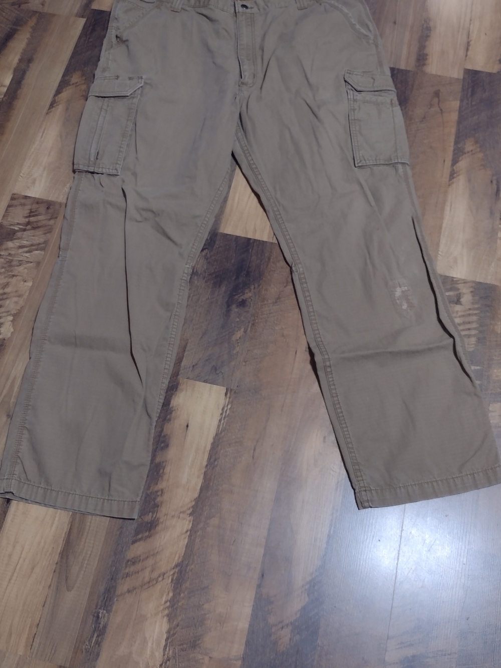 Carhartt Men's Cargo Pants in Khaki - Casual Utility Style Sz42 X 34 Work Wear